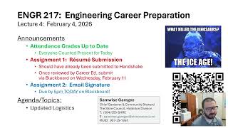 ENGR 217 Lecture 04:  Logistical Updates (2026.02.04)