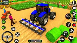 Real Tractor Farming Simulator 3D - Tractor Trolley Transport Game - Android Gameplay 🎮 screenshot 4