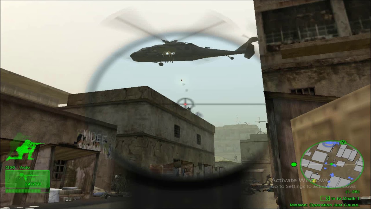 Delta Force Black Hawk Down - Operation : Just Cause Custom Mission By Luis