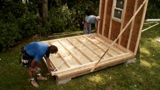 How to Frame Bearing Walls for a Shed Pro Techniques | DIY Shed Construction
