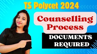 #tspolycet 2024 Counselling process and Documents required| Payment details| phase 1 & 2 web obtions