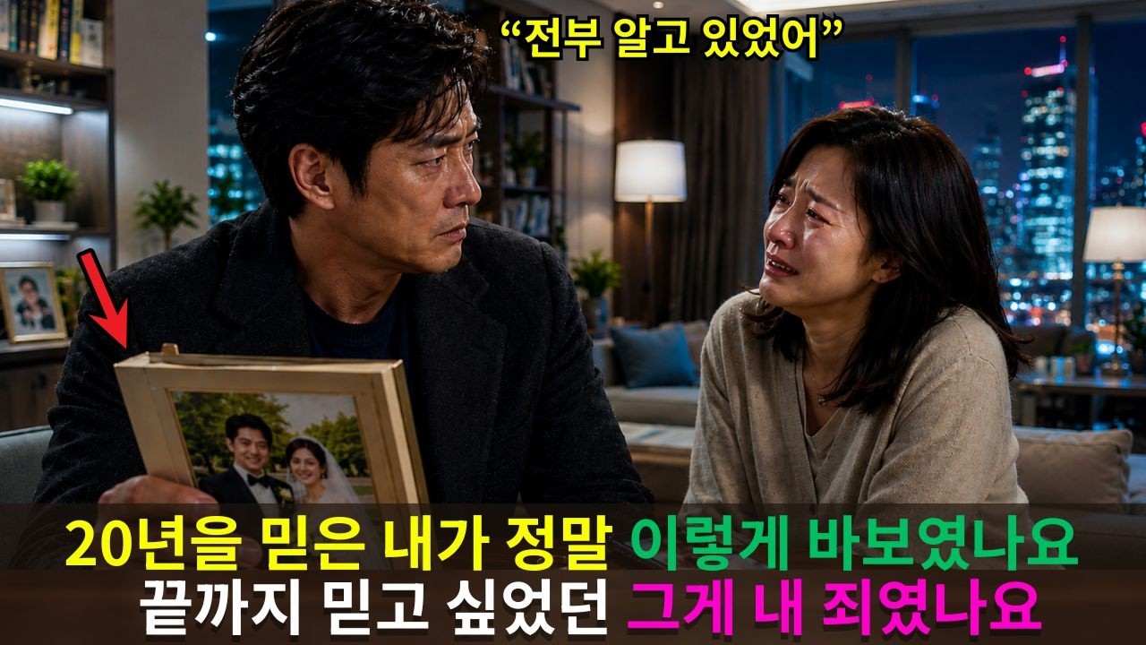 저는 바보가 아니었습니다, 20년 아내를 마지막까지 믿고 싶었을 뿐입니다