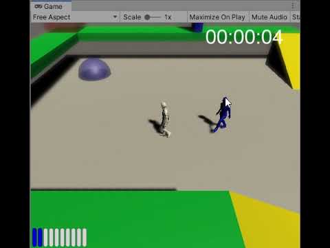 シンプルなアクションゲームを作ってみようの講座でScriptableObjectを使ったHPの管理をしたサンプル