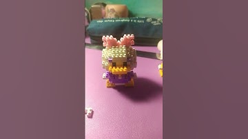 tutorial for making  daisy duck dan donald duck building blocks #shortvideo @MUSIC_KPOP25