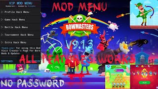 [UPDATE] MOD MENU BOWMASTERS V9.1.3 | AIM ASSIST ADD MONEY ADD GEMS ADD TICKET UNLOCK CHARACTERS VIP