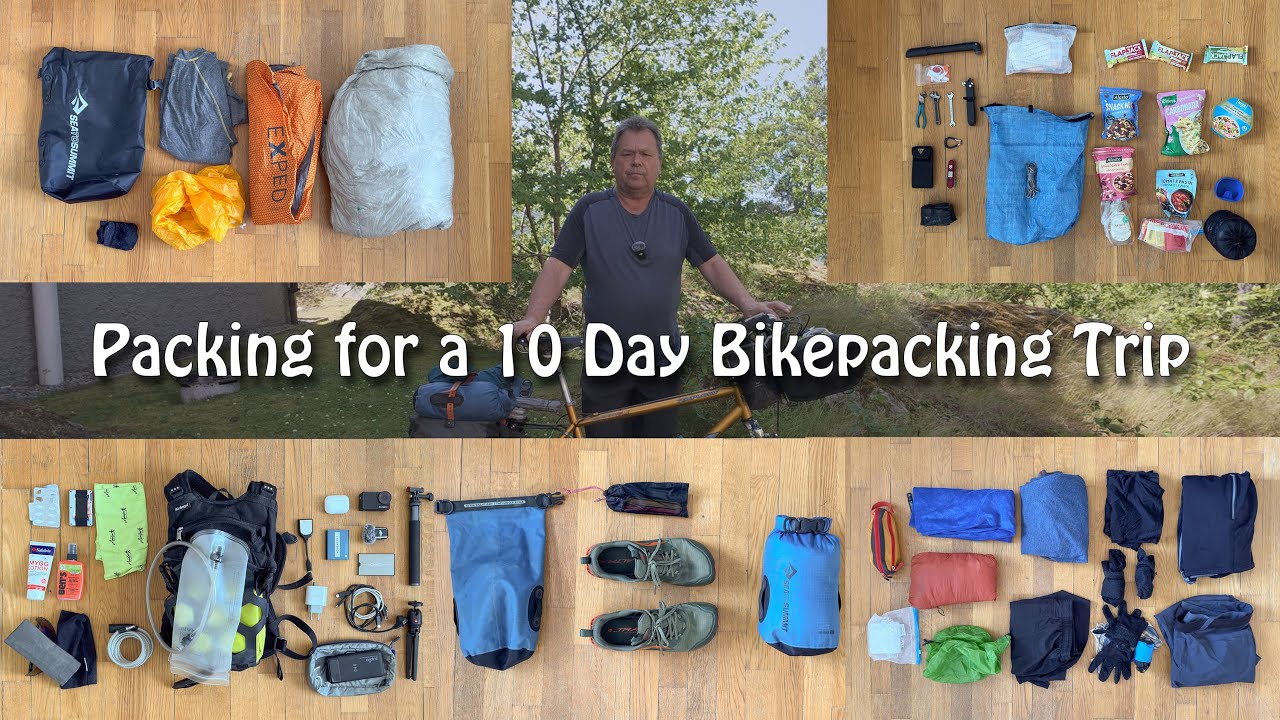 Packing for a 10 day Bikepacking Trip