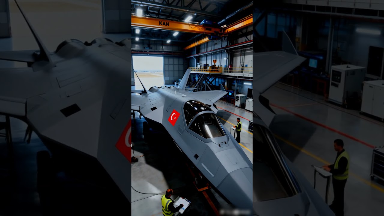 "Inside the Turkish KAAN Fighter Jet Factory – Future of Air Superiority!"