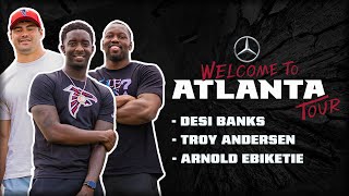 Desi Banks takes Arnold Ebiketie & Troy Andersen on Atlanta carpool | Welcome to Atlanta Tour