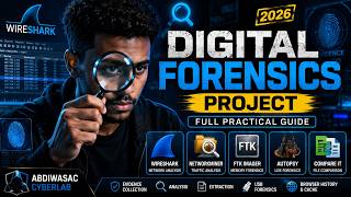 Digital Forensics Full Project Tutorial | Amoud University Cyber Security | Wireshark, FTK, Autopsy
