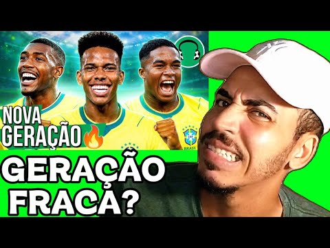 REACT FUTPARODIAS - A NOVA GERAÇÃO DO BRASIL! pt. 2 🔥 2030 É LOGO ALI!!