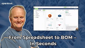 Unified BOM Import in OpenBOM – Instantly Convert Spreadsheets into Structured BOMs
