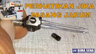 PEMASANGAN JARUM OBRAS YG IDEAL,PRHATIKAN  AGAR TIDAK MENIMBULKAN MALAPETAKA SAAT DIGUNAKAN.