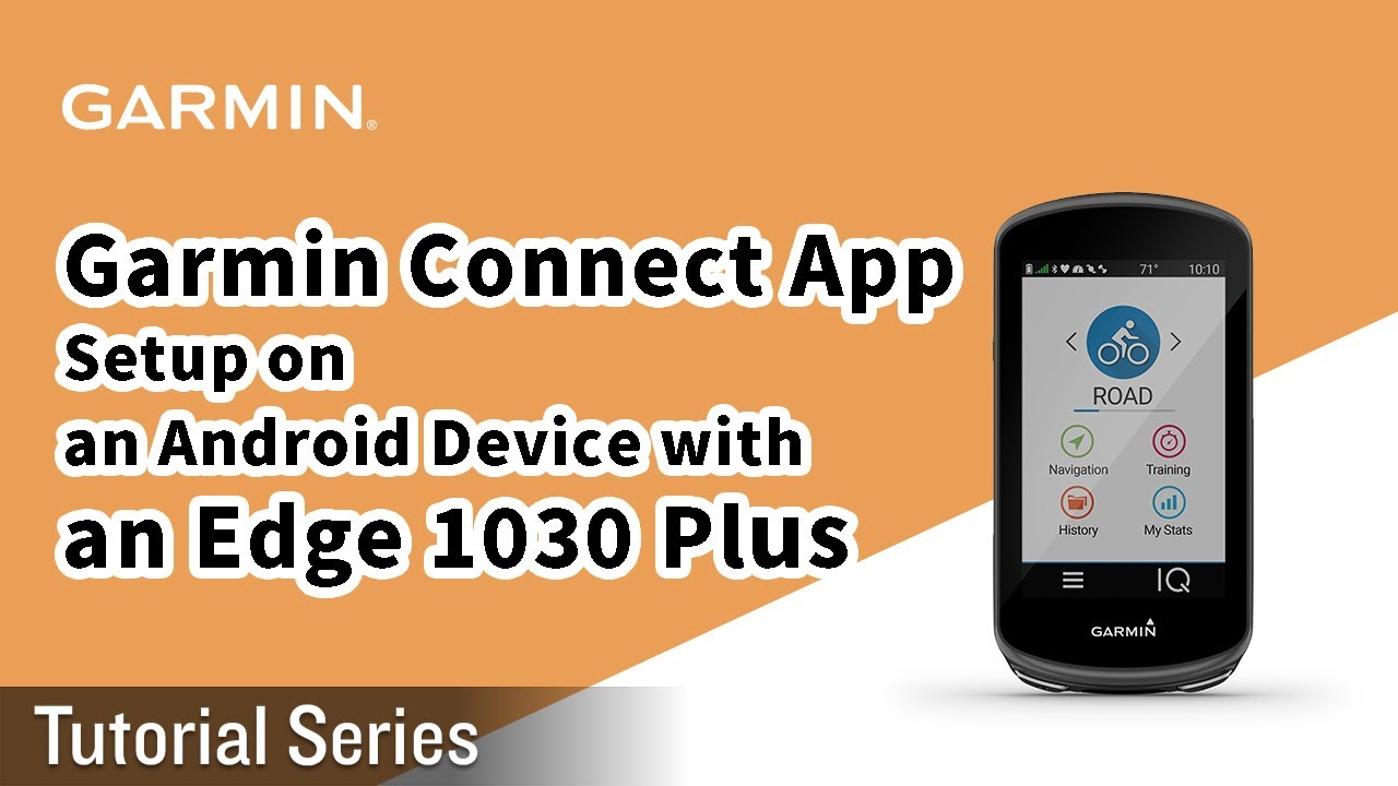 Tutorial – Garmin Connect App Setup on an Android with an Edge 1030 - YouTube