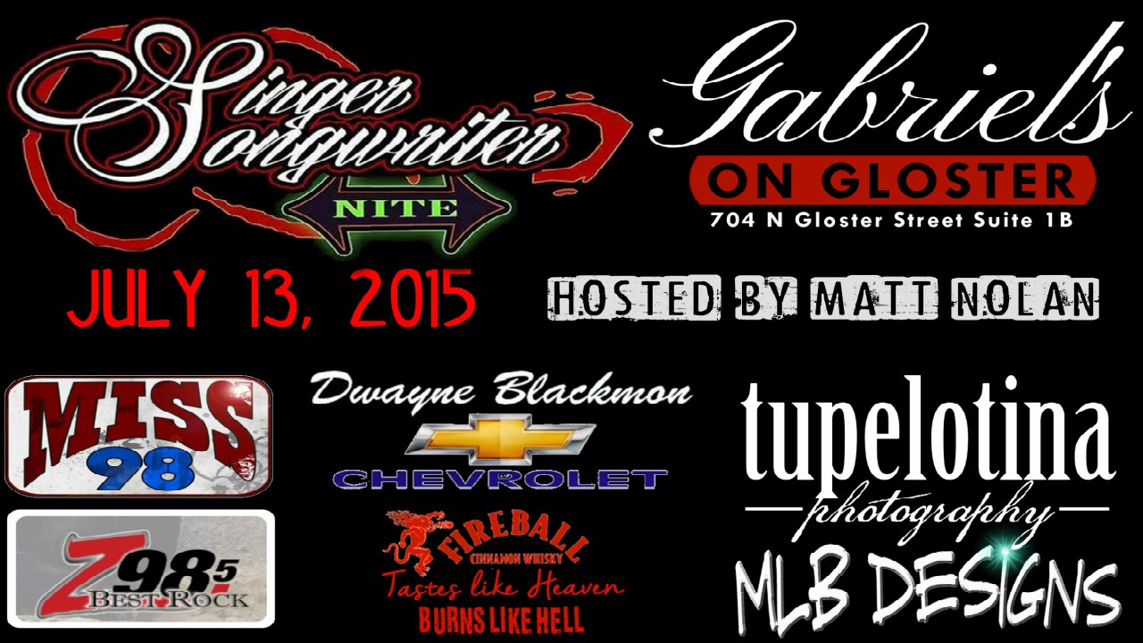 Jake Wood at Tupelo Songwriter Night