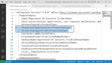 C++ Custom Project Template for Visual Studio 2022