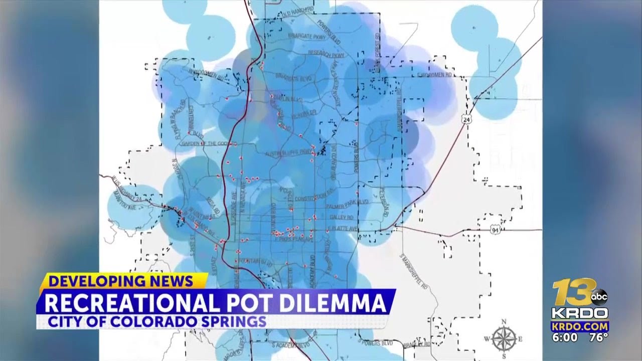 Colorado Springs zoning ordinance limits where rec. marijuana shops could be if passed in ...