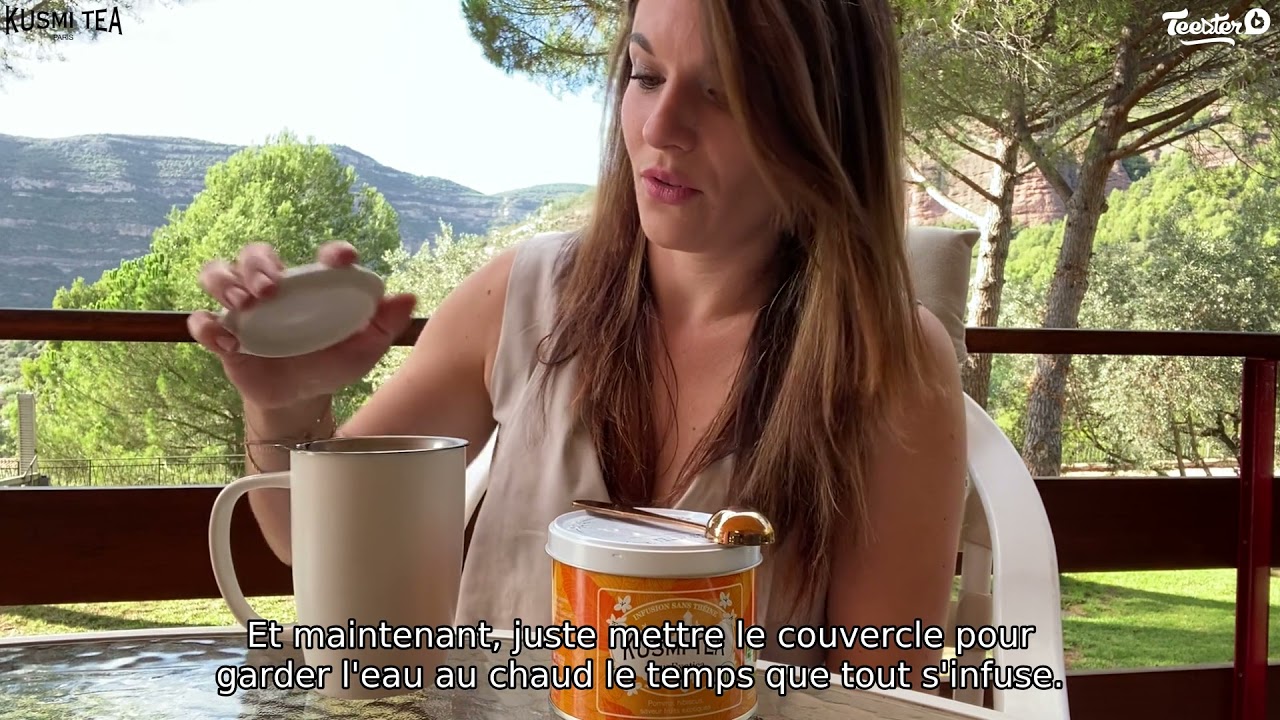 KUSMI TEA - Découvrez la tisanière avec filtre T.TOTEM avec Marie-Mylène, cliente Kusmi Tea.