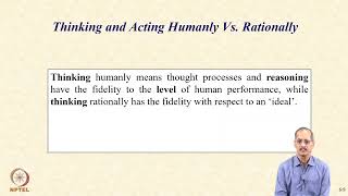 Week 2: Lecture 10: Concept of Artificial Intelligence