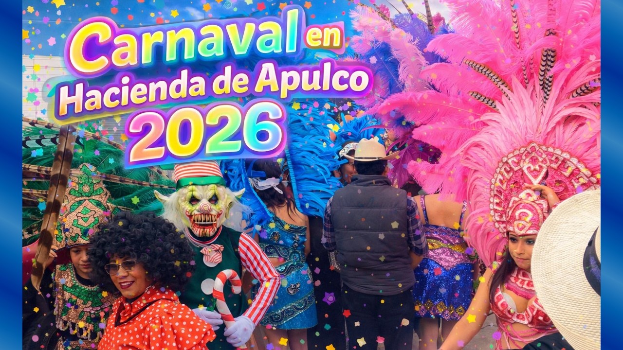 🎉✨ Carnaval en Hacienda de Apulco 2026 ✨🎭 #carnaval #fiesta #tradiciones