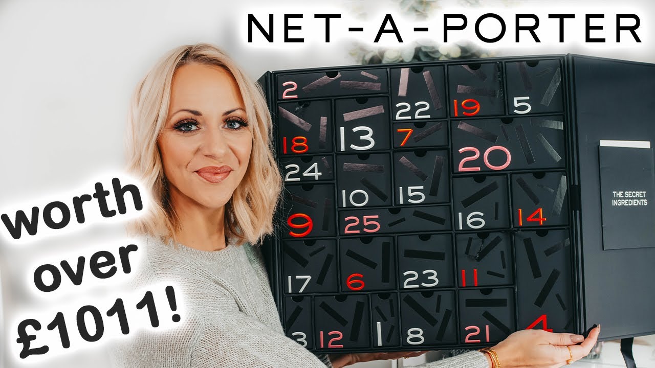 Net-A-Porter Beauty Advent Calendar 2022 – Luxury Calendar Unboxing! Worth Over £1011…Worth It?