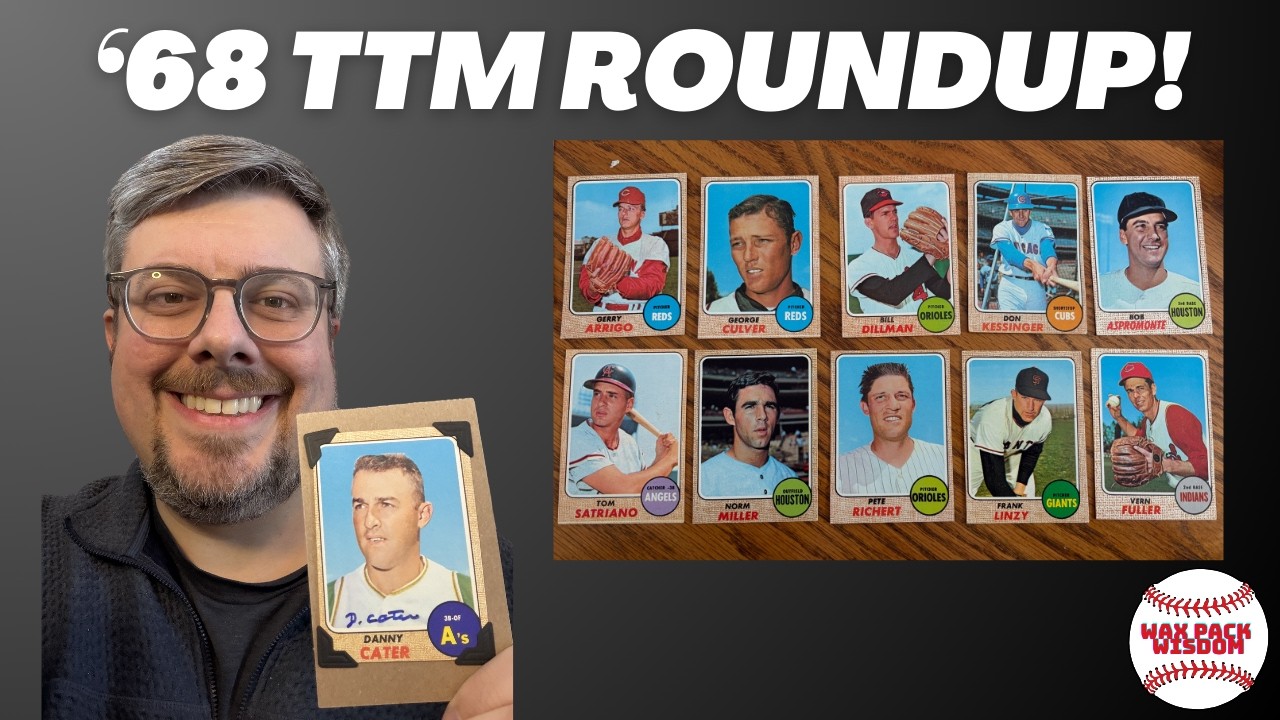 '68 Topps TTM Roundup! GORGEOUS Signature on Former Cy Young Winner Return! 10 New Requests!