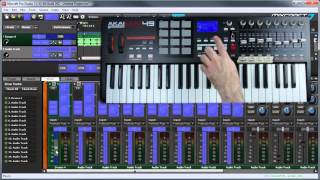 Mixcraft 7 Control Surfaces: Using MIDI Transport and Fader Controllers screenshot 4