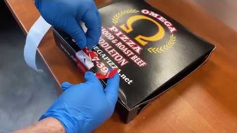 Food Service Tamper Proof Seal Labels Demo