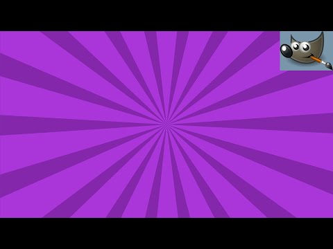 Create a Sunburst Effect in Gimp