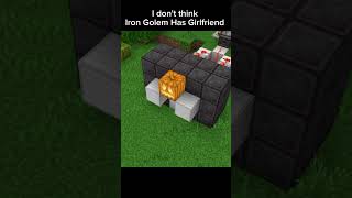 Lonely Iron Golem 😍🌹😘#lonely  #shorts