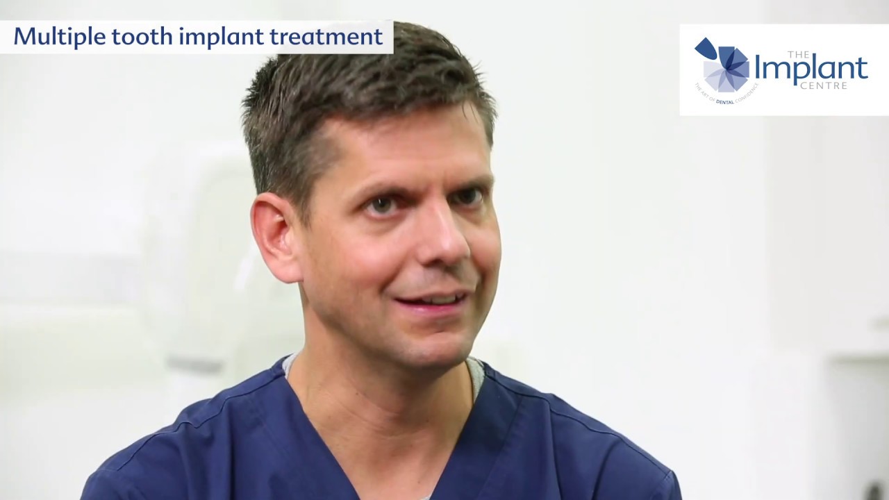 Multiple Teeth Implants Dr Daniel Mace, The Implant Centre YouTube