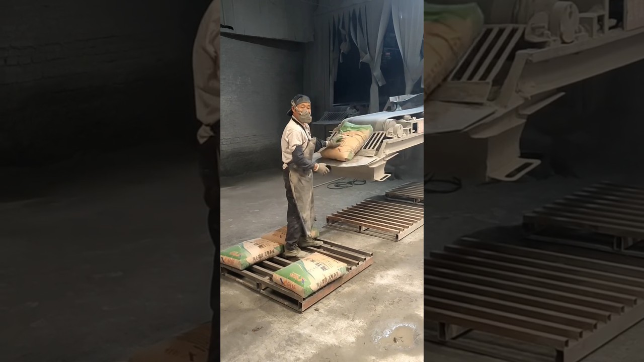 Cement unloading technique since conveyor belt