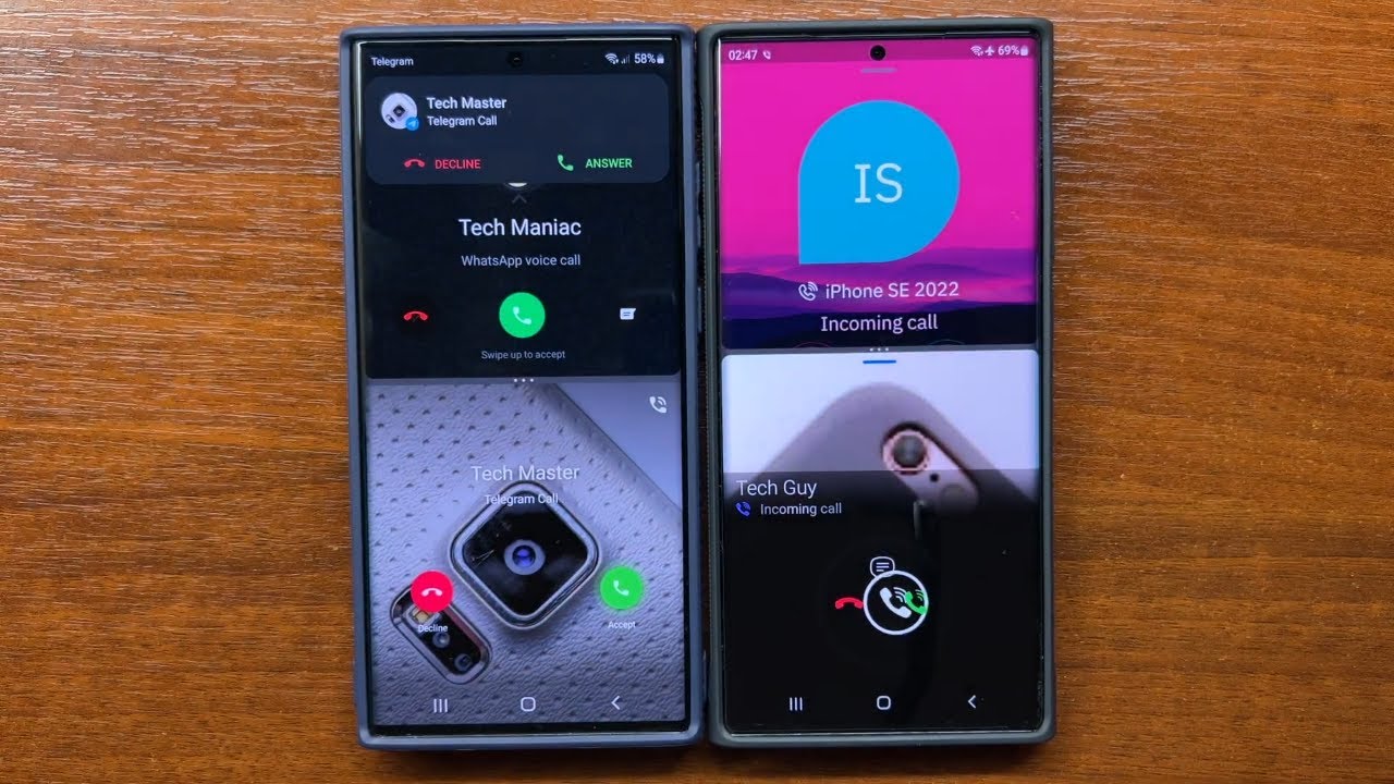 SAMSUNG S22 Ultra vs Note 20 Ultra WhatsApp, Telegram, TeleGuard, Viber ...