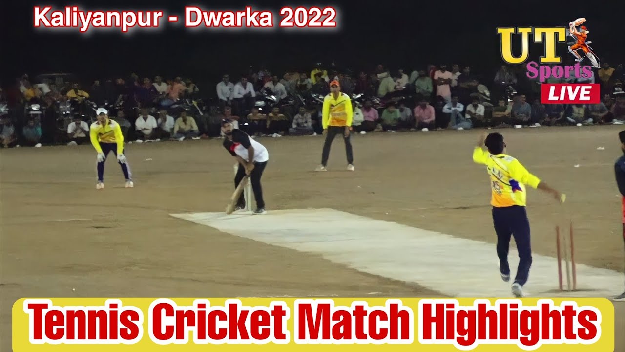 Tennis Cricket Match Highlights 2022 Ram Xi Vs Shyam Xi Night Cricket Dwarka - Kaliyanpur