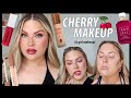 CHERRY MAKEUP grwm 🍒 RED… the new IT GIRL colour