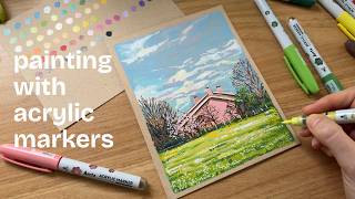 the best tips for painting with acrylic markers