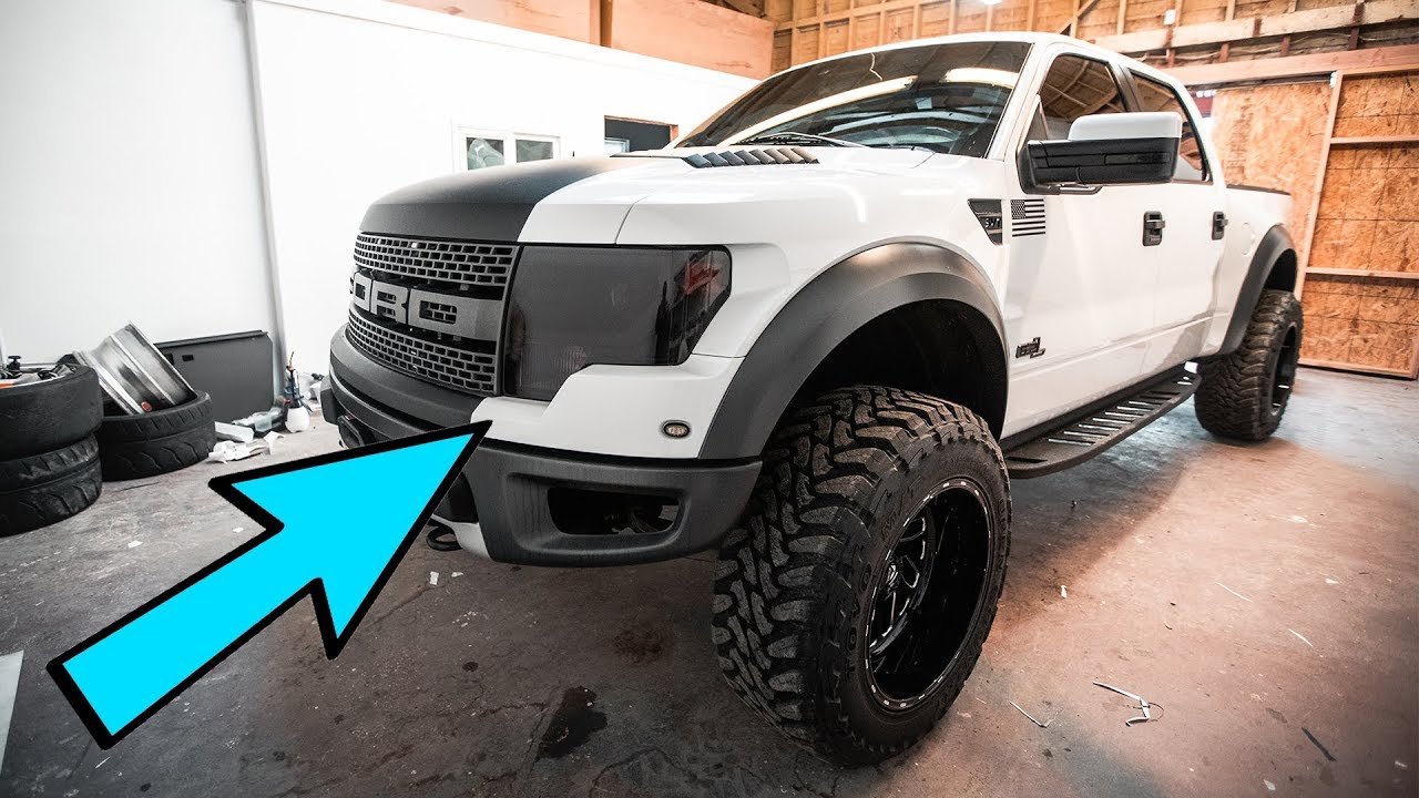 HOW TO TINT FORD RAPTOR HEADLIGHTS *EASIEST TINT TO WORK WITH!!* - YouTube