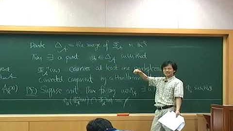 Oh, Yonggeun (University of Wisconsin-Madison) / Symplectic topology and Hamiltonian dynamics 11