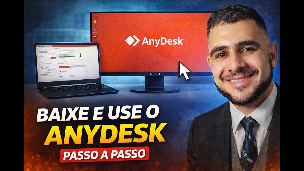 Como Baixar, Instalar e Usar o AnyDesk para Conexões Remotas - YouTube