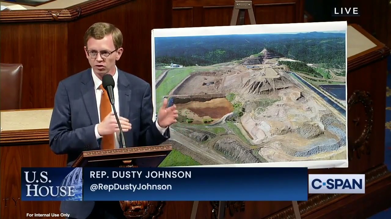 Rep. Dusty Johnson Gilt Edge Mine Conveyance Act Remarks