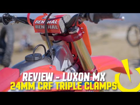Luxon MX 24mm Triple Clamp Review | Honda CRF250R