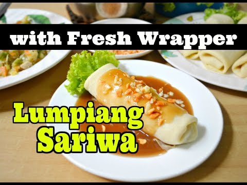 Lumpiang Sariwa with Homemade Wrapper