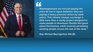 Baumgartner urges WA governor to temporarily suspend state climate act to lower gas prices