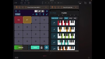 Example borrowed chords workflow