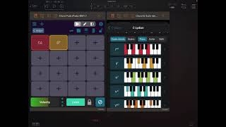 Example borrowed chords workflow
