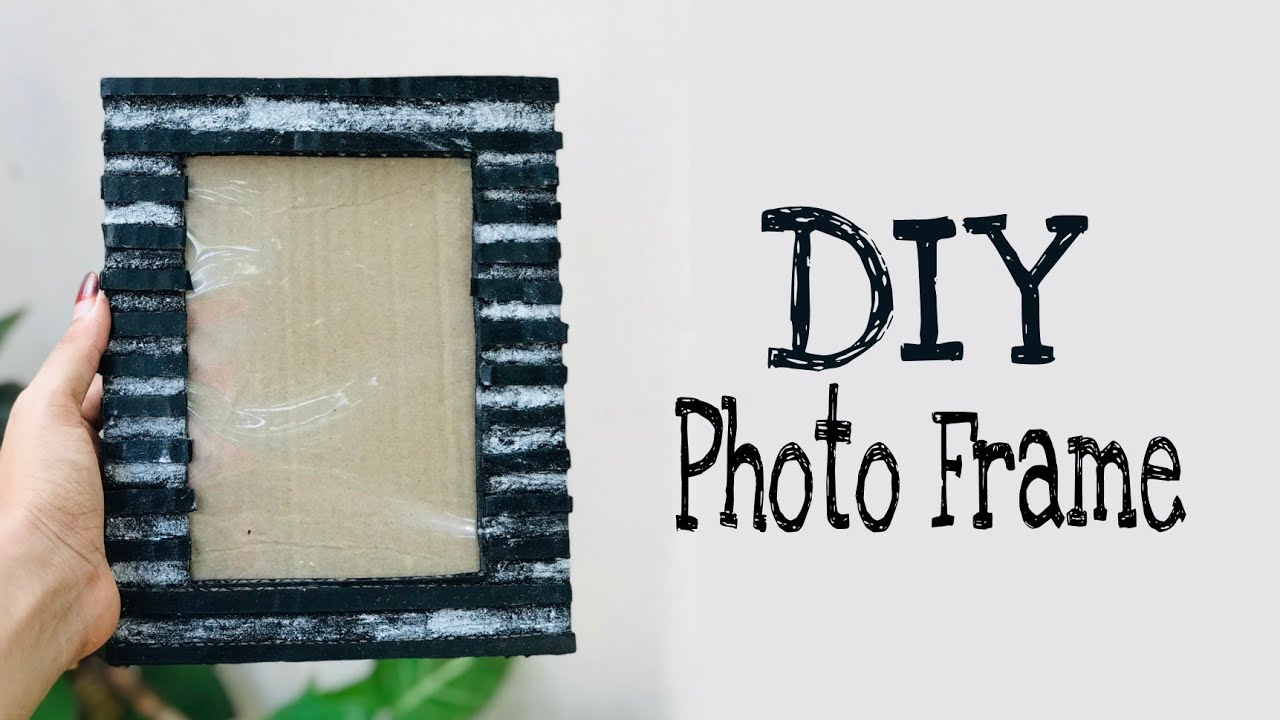 Photo frame photo frame making at home cardboard photo frame