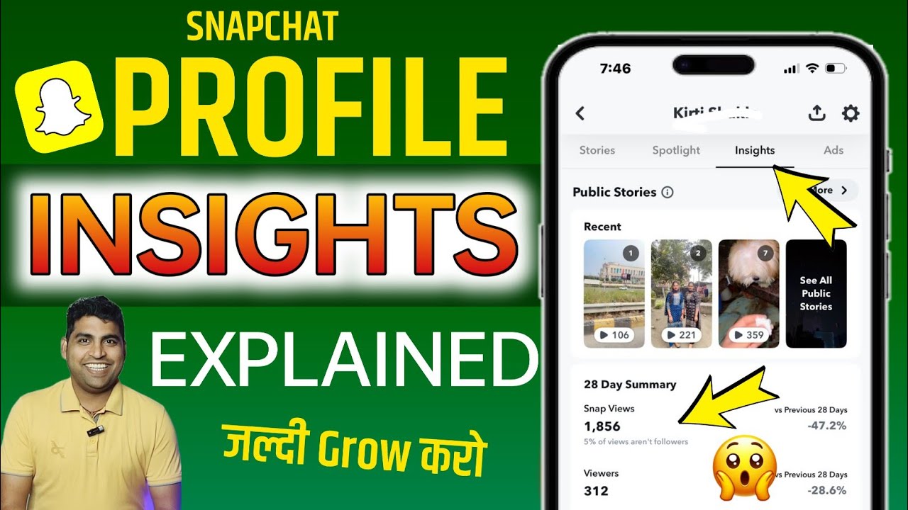 Snapchat Insight App Snapchat Insights Explained | Snapchat Public Profile Insights ...