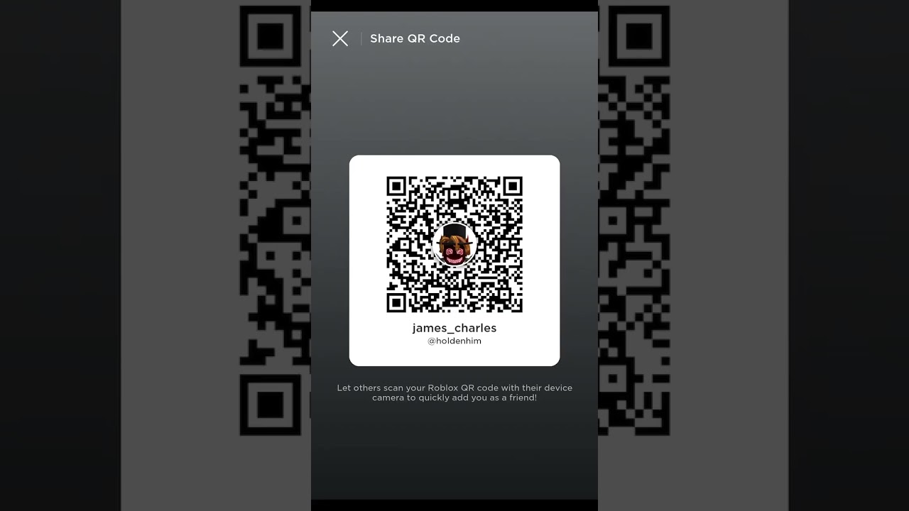 QR code for my profile 
