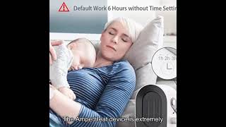 AmperHeat - AlphaHeater, Mini Space Heater, Compact Design, Quick and Easy Heat, Digital Display