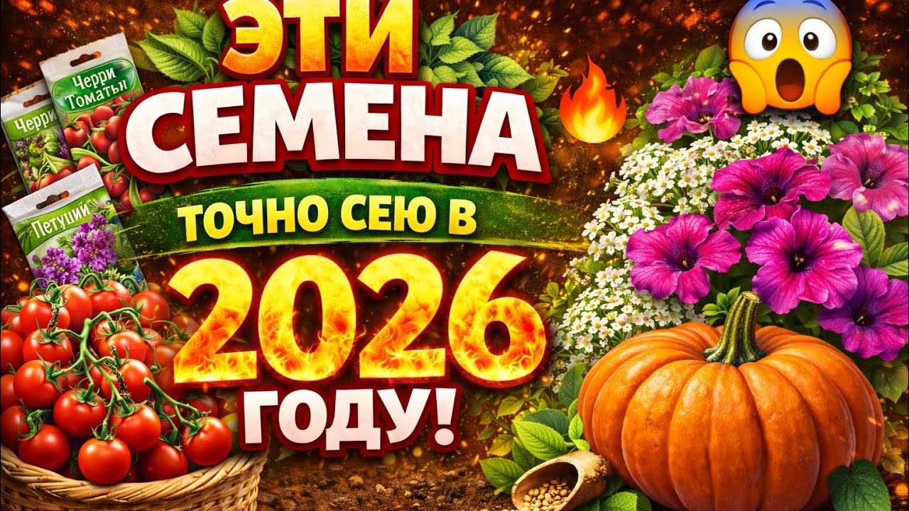Не удержалась…🫣 вот что я буду сеять в 2026 🤩