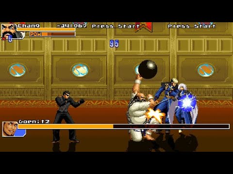 더 킹 오브 파이터즈 '98 OpenBOR 게임 한국 팀 김갑환 장거한 최번개 KOF Beat'Em Up PLUS - YouTube